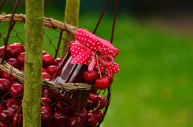 cerezas mermelada