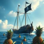 barco pirata piñas