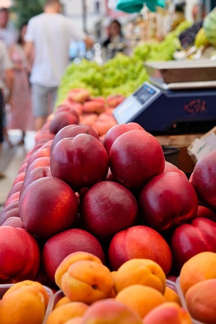 nectarina fruta de temporada